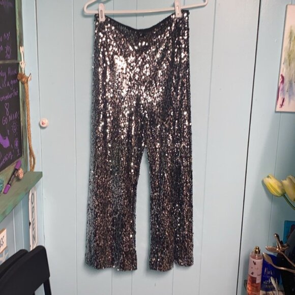 Maeve by anthropology sequenced holiday pants - Picture 2 of 6